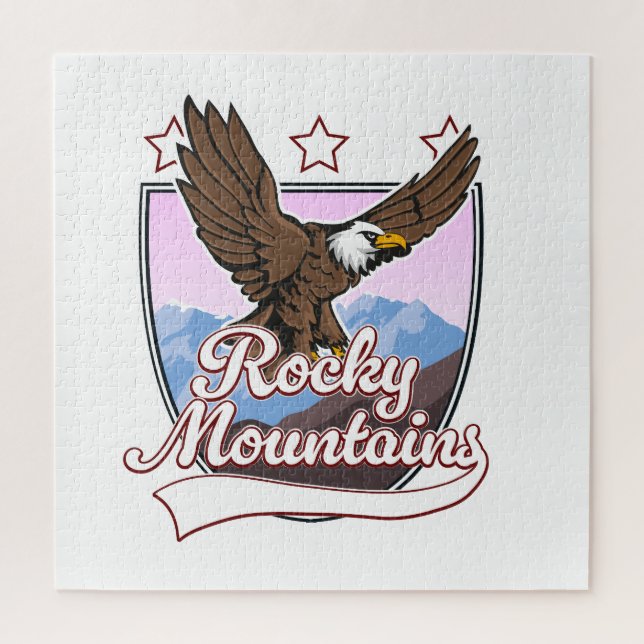 Rocky Mountains logo Jigsaw Puzzle (Vertical)