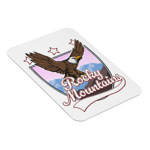 Rocky Mountains logo Magnet