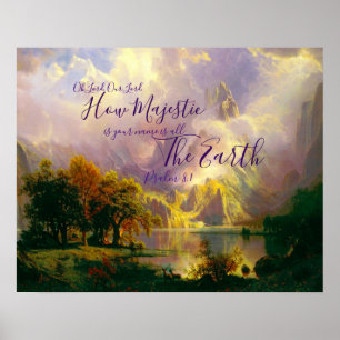 Rocky mountains Majestic  Poster