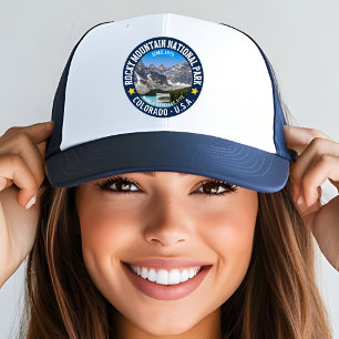Rocky Mountains Nature Photo – National Park Lover Trucker Hat