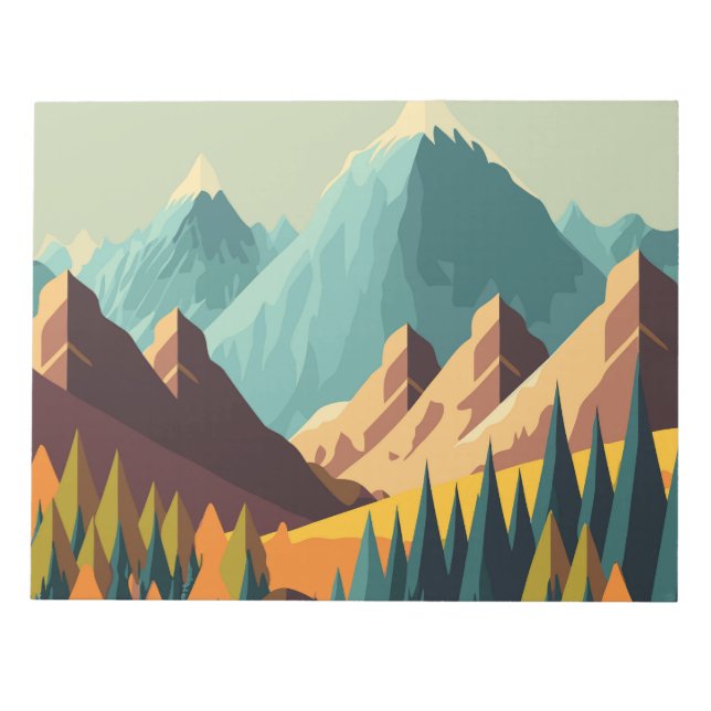 Rocky Mountains Notepad (Front)