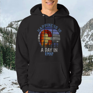 Rocky Mountains Retro RMNP Colorado Hoodie
