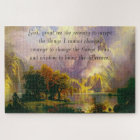 Rocky mountains serenity prayer jigsaw puzzle