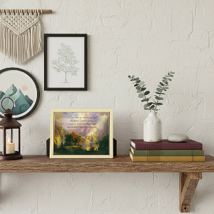 Rocky mountains serenity prayer plaque