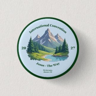 Rocky Mountions 3 Cm Round Badge