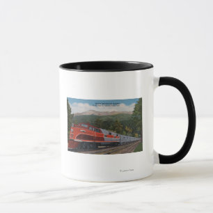 Rocky Mt. Rocket (Train), Pikes Peak, Colorado Mug
