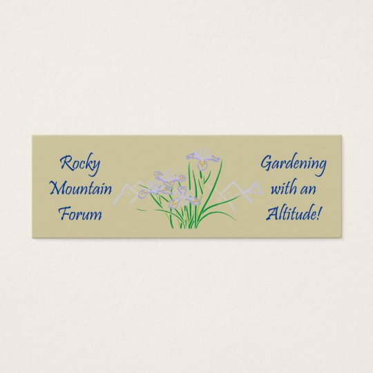 Rocky Mtn #5 Mini Business Card