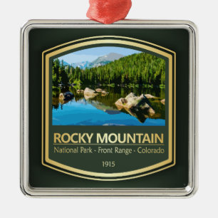 Rocky Mtn NP (PF1) Metal Tree Decoration