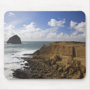 Rocky Oregon Pacific Coast in Pacific City Mouse Mat