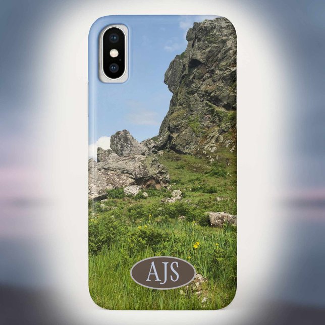 Rocky Outcrop in Landscape, Scotland. Case-Mate iPhone Case (Creator Uploaded)