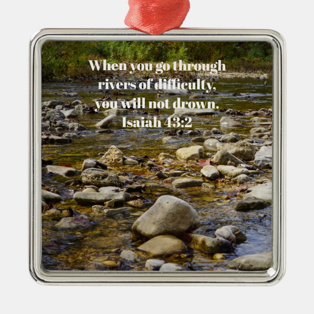 Rocky Path Metal Tree Decoration (Front)