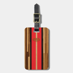 Rocky Point Hawaiian Engineered Faux Wood Luggage Tag