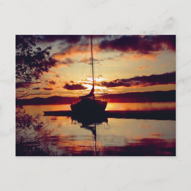 Rocky Point Sunset Postcard (Front)