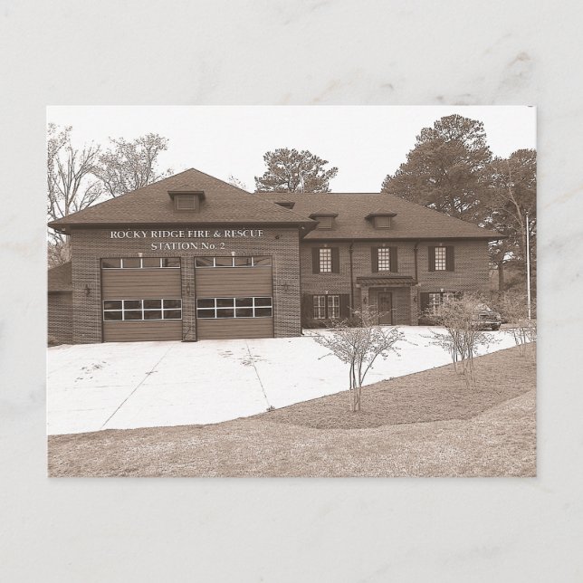 Rocky Ridge Fire & Rescue Postcard (Front)