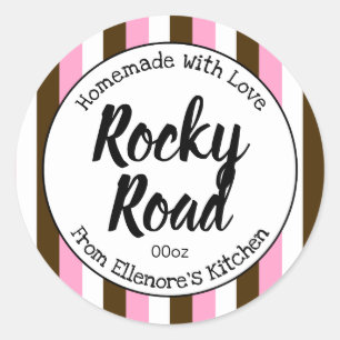 Rocky Road Classic Round Sticker