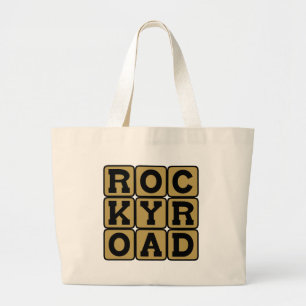 Rocky Road, Ice Cream Flavour Large Tote Bag