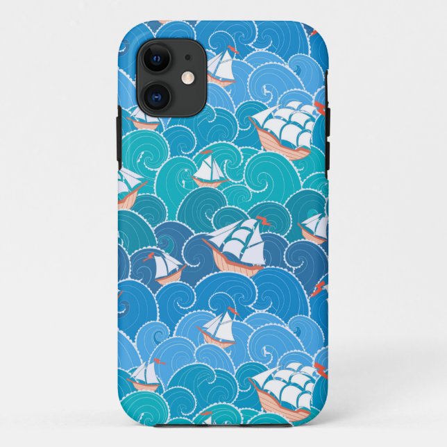 Rocky Sea Pattern Case-Mate iPhone Case (Back)
