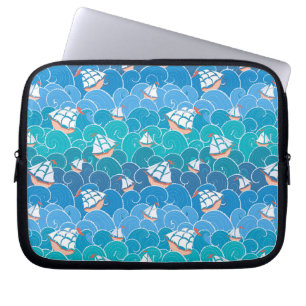Rocky Sea Pattern Laptop Sleeve