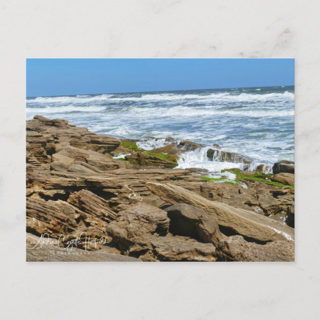 Rocky Seashore Postcard (Front)