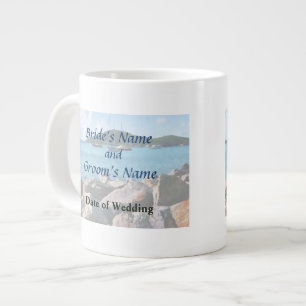 Rocky Shore St. Thomas Wedding Products Large Coffee Mug
