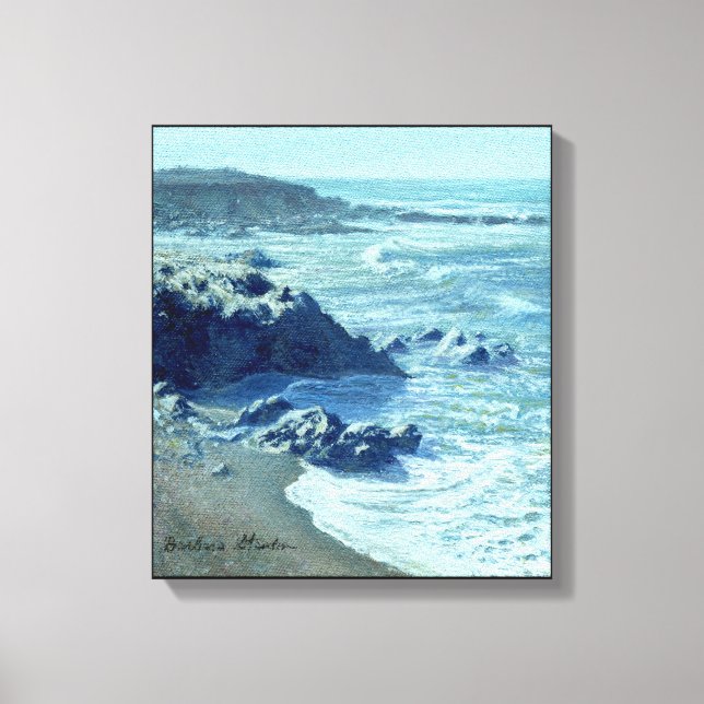 "Rocky Shoreline" Gallery Wrapped Canvas Print (Front)