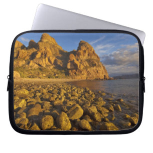 Rocky shoreline on Isla Carmen in the Gulf of Laptop Sleeve