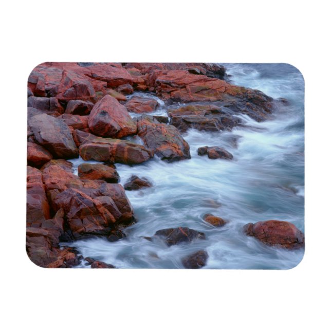 Rocky shoreline with water, Canada Magnet (Horizontal)