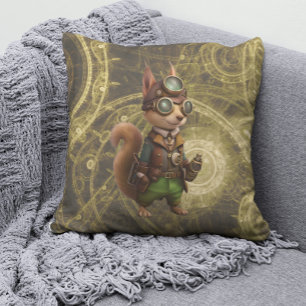 Rocky   Steampunk Squirrel Cushion
