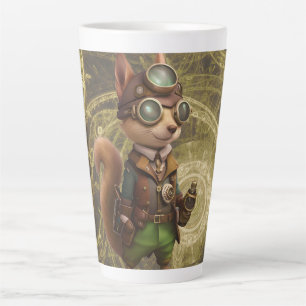 Rocky   Steampunk Squirrel Latte Mug