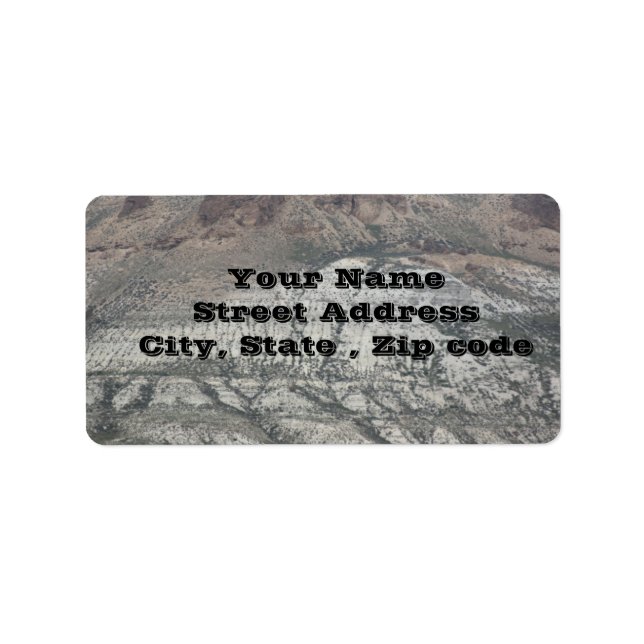 Rocky Surface Address Labels (Front)
