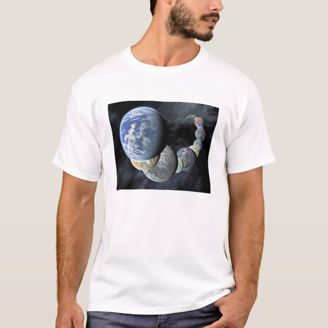 Rocky, terrestrial worlds T-Shirt (Front)