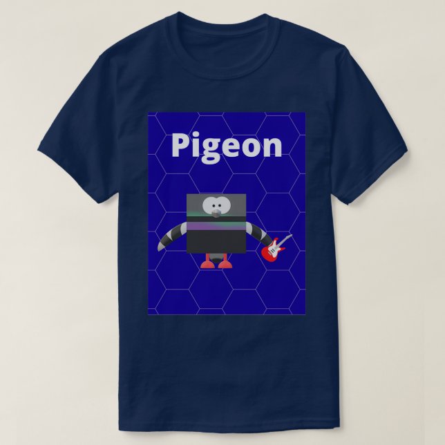 Rocky The Pigeon T-Shirt (Design Front)