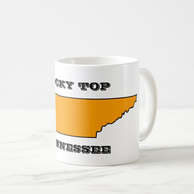 Rocky Top Tennessee Coffee Mug (Front Right)