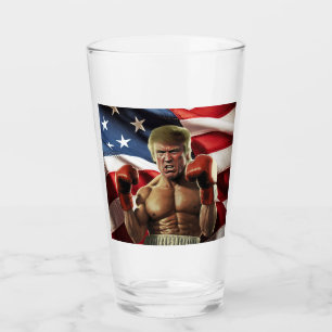 Rocky Trump: The People's Champion of Freedom Glass