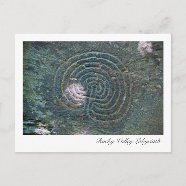 Rocky Valley Labyrinth Postcard (Front)