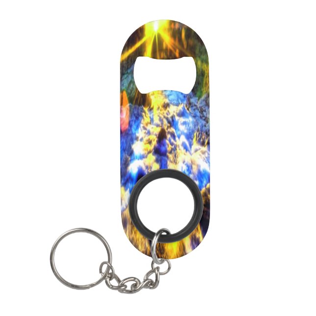 Rocky Waters Bottle Opener Keychain (Front)