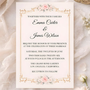 Rococo Blush Invitation