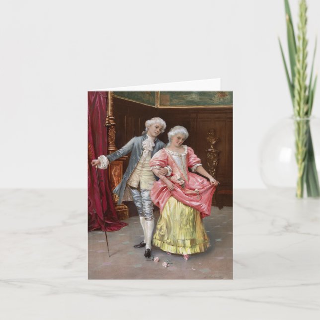 Rococo Couple Card (Front)