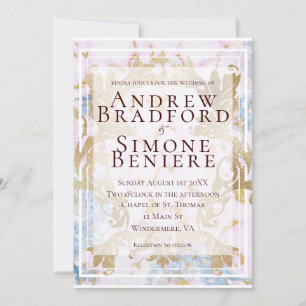 Rococo Customisable Wedding Invitation