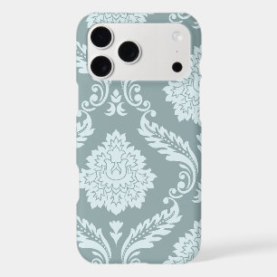 Rococo Damask Art I Duck Egg Blue+Teal