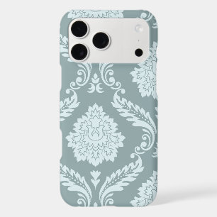 Rococo Damask Art I Duck Egg Blue+Teal