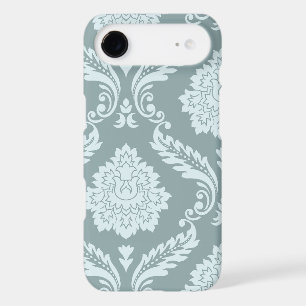 Rococo Damask Art I Duck Egg Blue+Teal