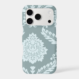 Rococo Damask Art I Duck Egg Blue+Teal