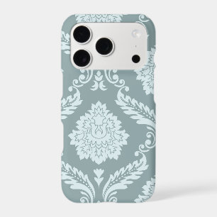 Rococo Damask Art I Duck Egg Blue+Teal