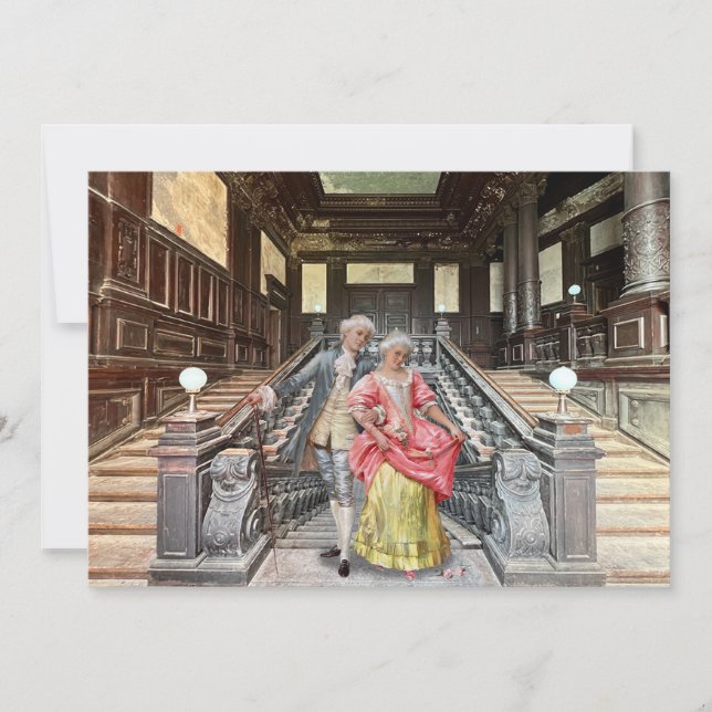 Rococo Flat Holiday Card (Front)