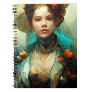 Rococo Future Sci-Fi Fantasy Notebook