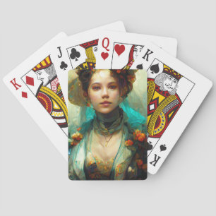 Rococo Future Sci-Fi Fantasy Playing Cards