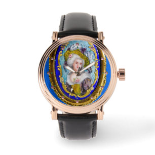 ROCOCO LADY WITH PINK ROSES WATCH