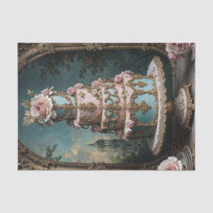 Rococo Parisian Tiered Cake 5 Decoupage Paper 