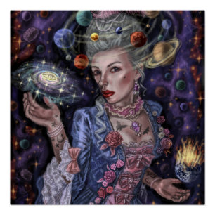 Rococo Planets Poster